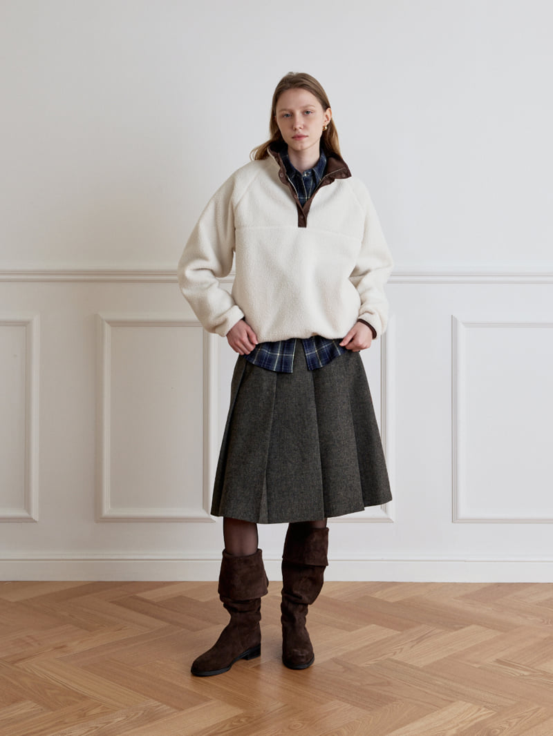 Understanding - Korean Women Fashion - #pursuepretty - Fleece Anorak - 3