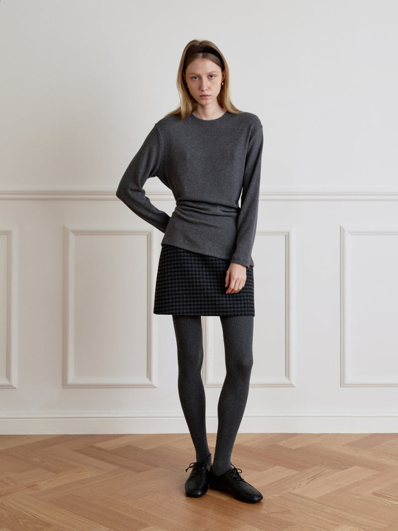 Understanding - Korean Women Fashion - #pursuepretty - Brushed Strap Tee - 2