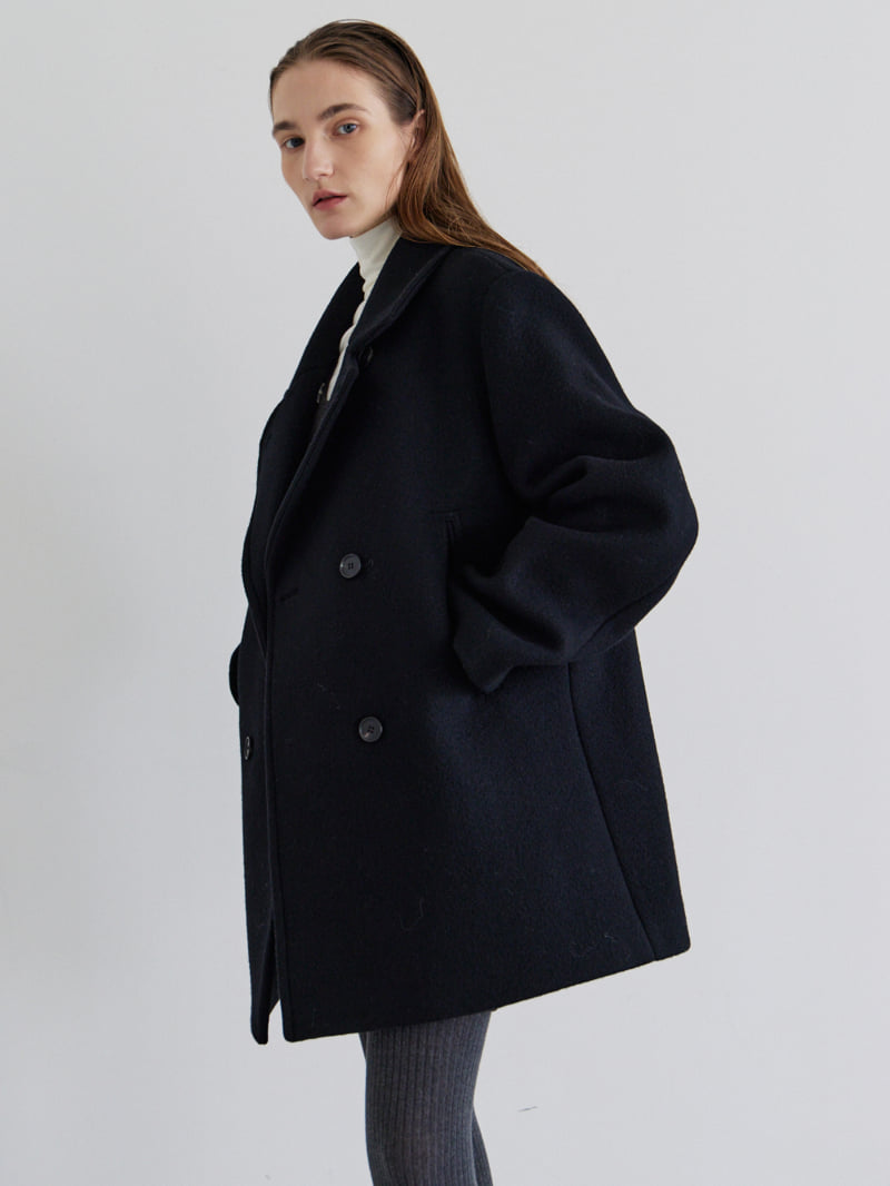 Understanding - Korean Women Fashion - #restrostyle - G-Bling Pea Coat - 5