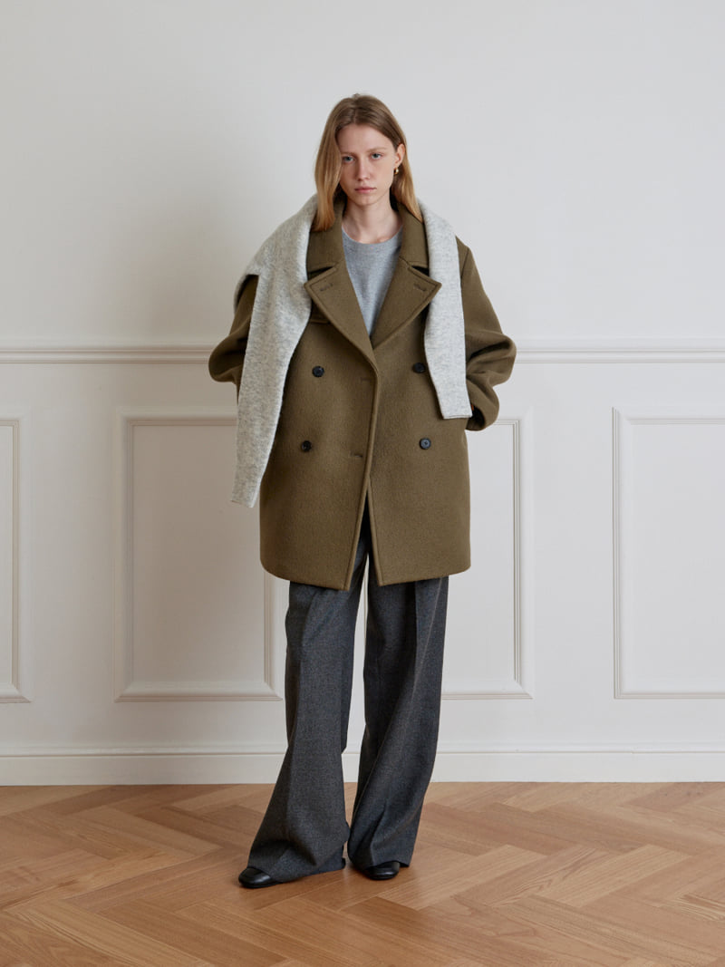 Understanding - Korean Women Fashion - #shopsmall - G-Bling Pea Coat - 7