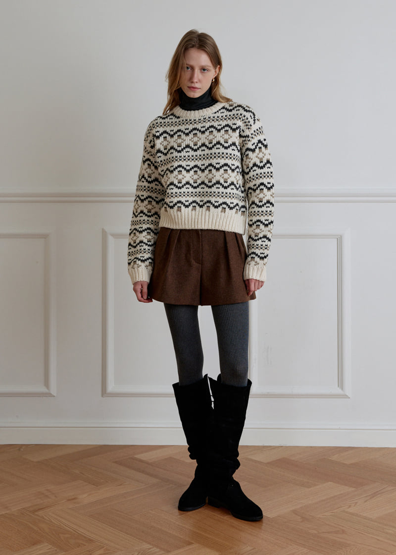 Understanding - Korean Women Fashion - #thatsdarling - Henley Half Pants