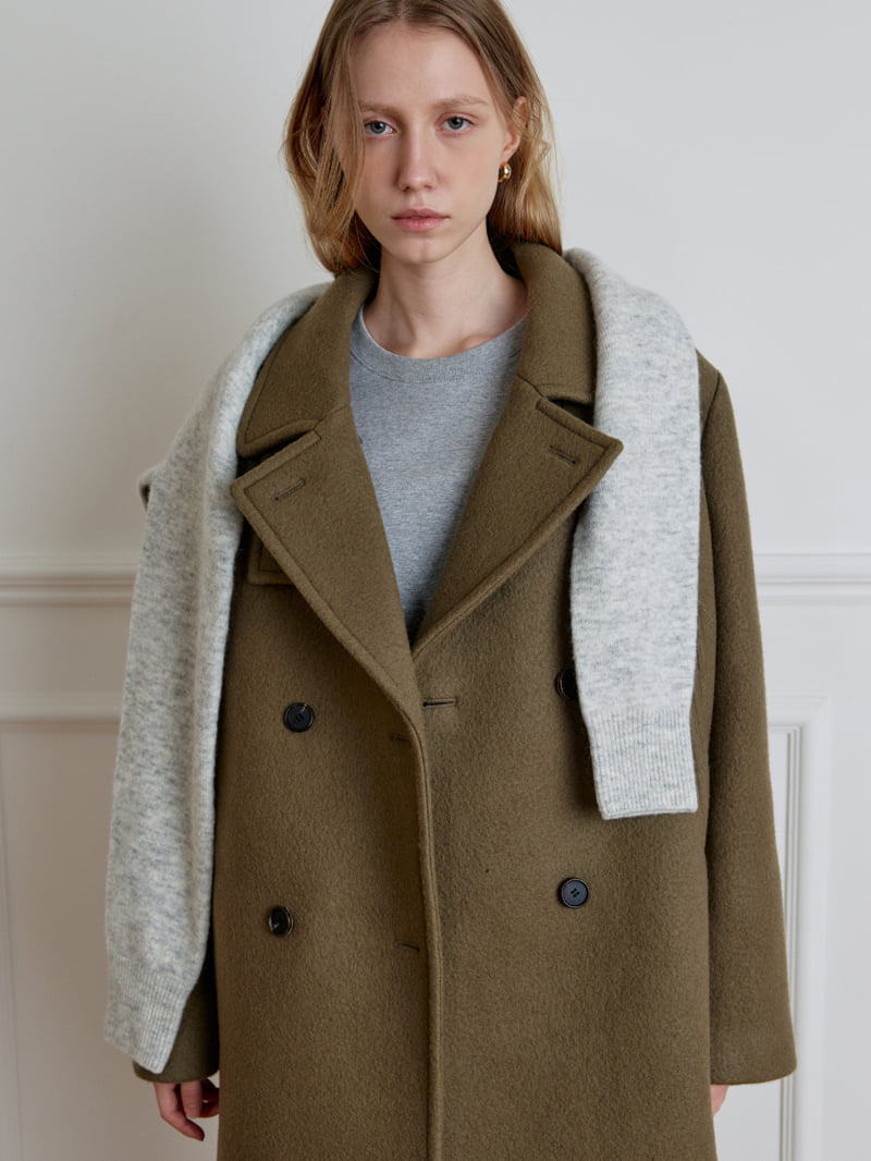 Understanding - Korean Women Fashion - #thatsdarling - G-Bling Pea Coat - 8