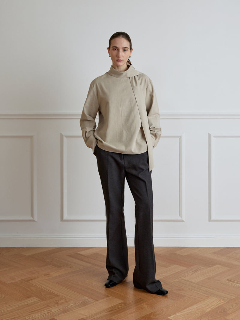 Understanding - Korean Women Fashion - #vintageinspired - Winter Tie Blouse - 10