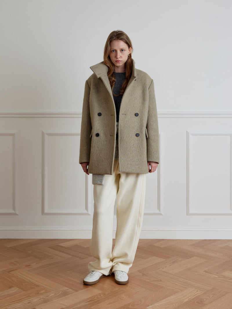 Understanding - Korean Women Fashion - #vintageinspired - Alpaca Double Coat - 3