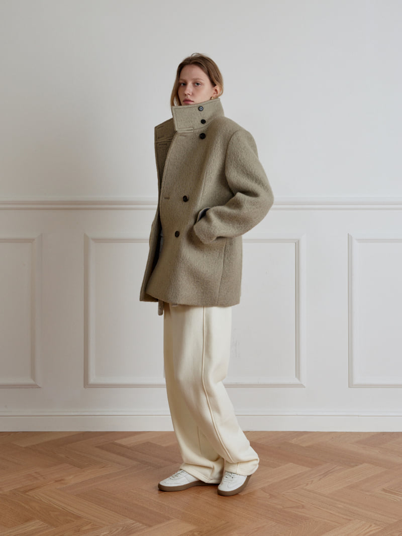 Understanding - Korean Women Fashion - #vintageinspired - Alpaca Double Coat - 4