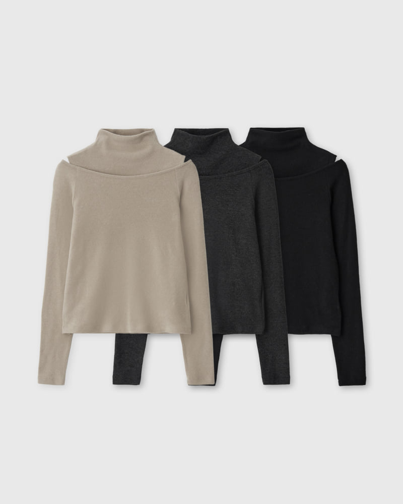 Understanding - Korean Women Fashion - #womensfashion - Off Shoulder Set Tee - 2