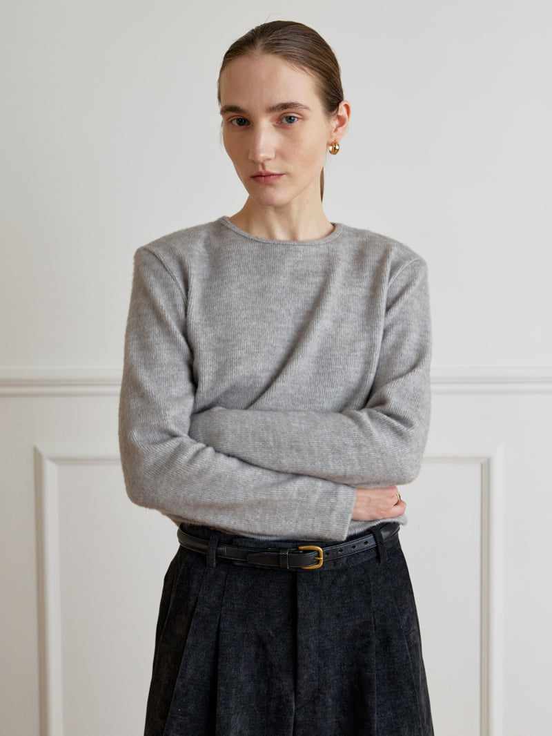 Understanding - Korean Women Fashion - #womensfashion - Padded Boucle Top - 7