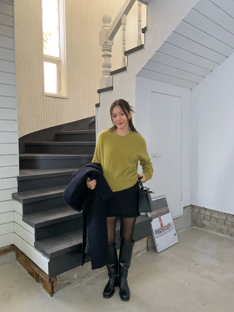 Understanding - Korean Women Fashion - #momslook - Wool Cashmere Holga Knit - 4