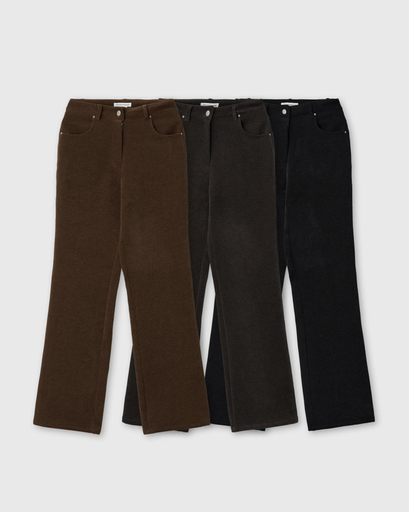 Understanding - Korean Women Fashion - #womensfashion - Twill Velvet Pants