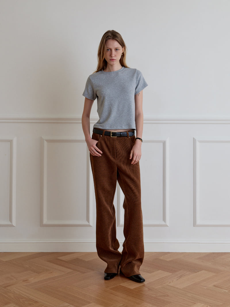 Understanding - Korean Women Fashion - #womensfashion - Twill Velvet Pants - 7