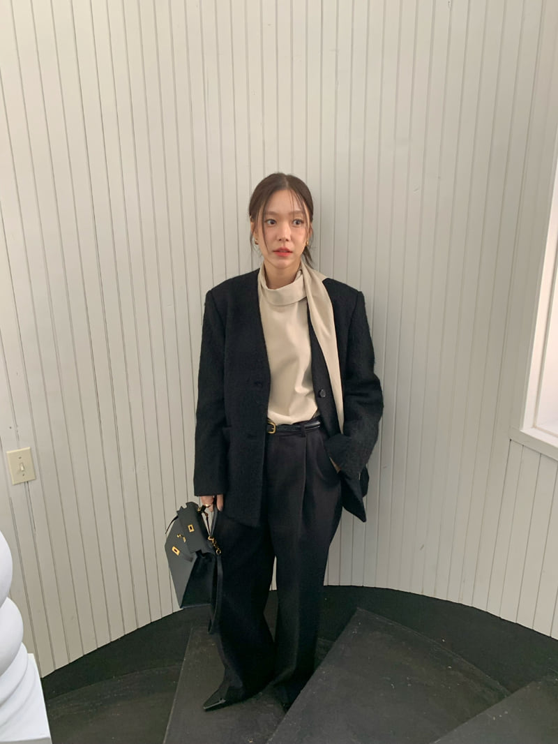 Understanding - Korean Women Fashion - #womensfashion - Winter Tie Blouse - 3