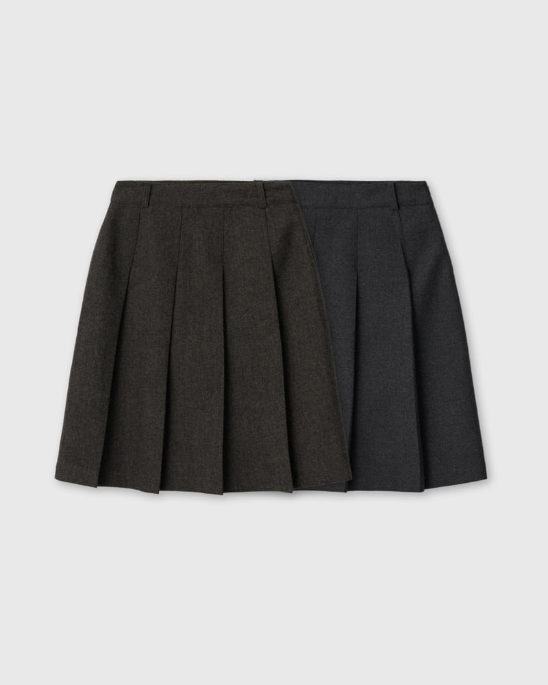 Understanding - Korean Women Fashion - #womensfashion - Wool Pleated Skirt - 2