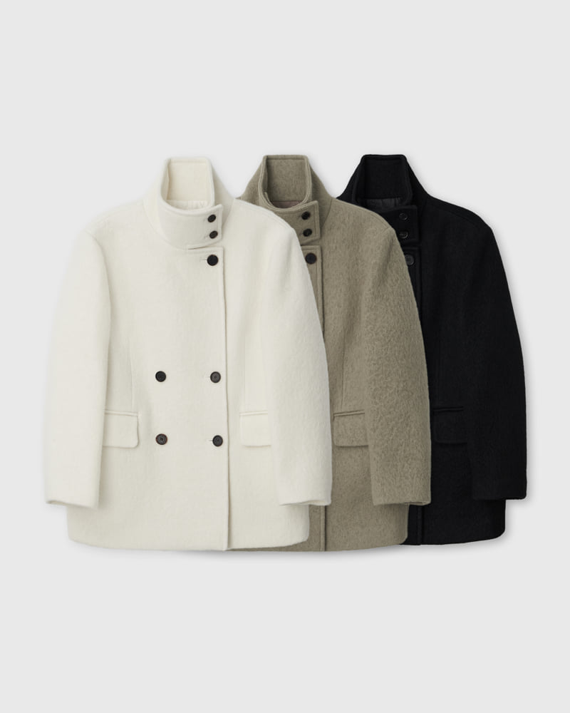 Understanding - Korean Women Fashion - #womensfashion - Alpaca Double Coat - 2