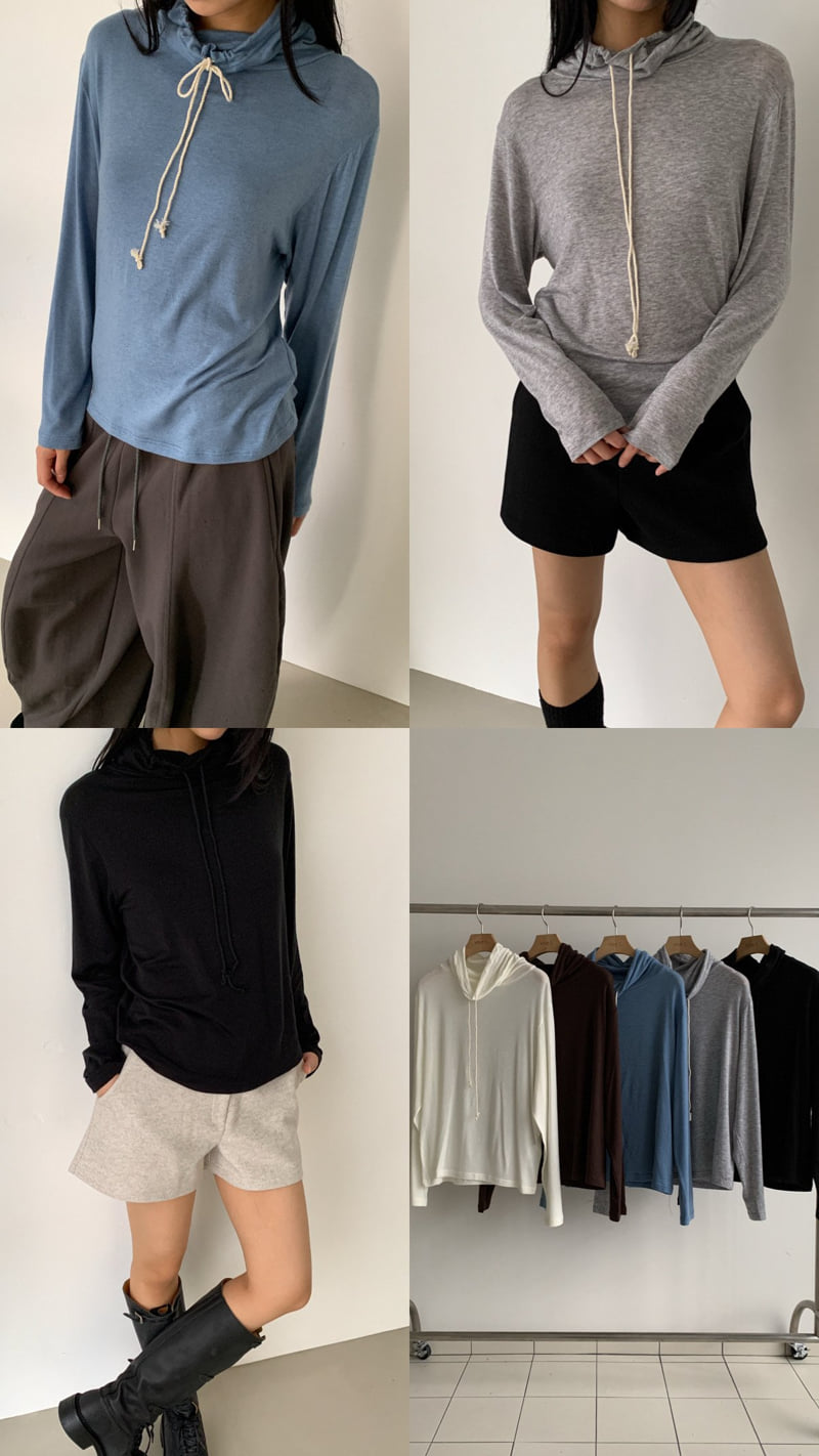 Vive L - Korean Women Fashion - #momslook - Wool Tunnel Neck Turtleneck Tee - 2