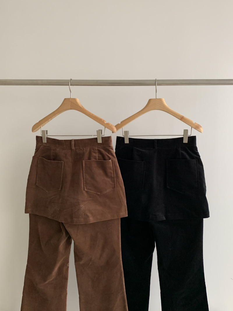 Vive L - Korean Women Fashion - #momslook - Layered Rib Pants - 3