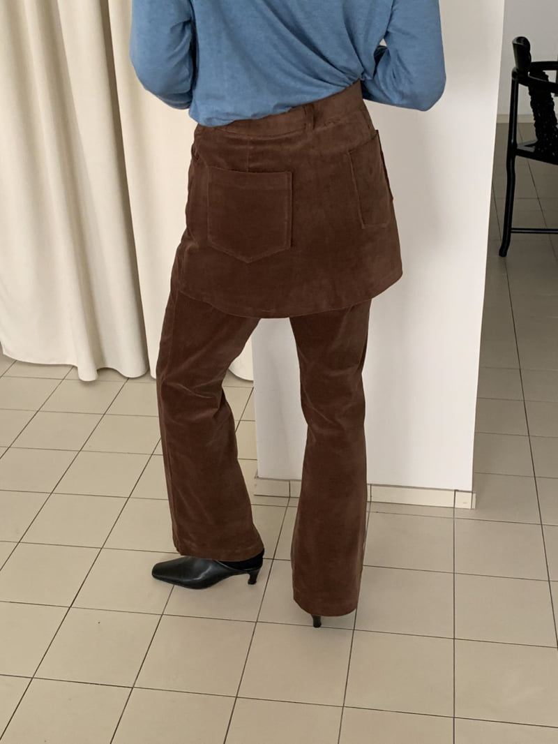Vive L - Korean Women Fashion - #momslook - Layered Rib Pants - 5