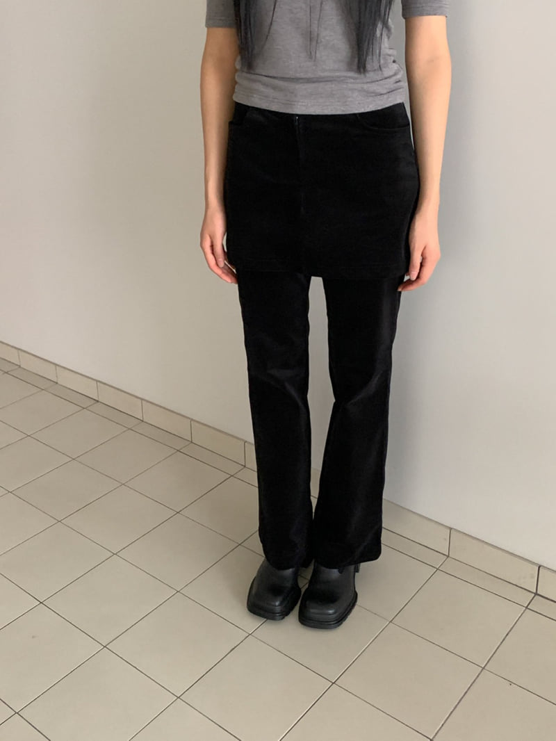 Vive L - Korean Women Fashion - #momslook - Layered Rib Pants - 9