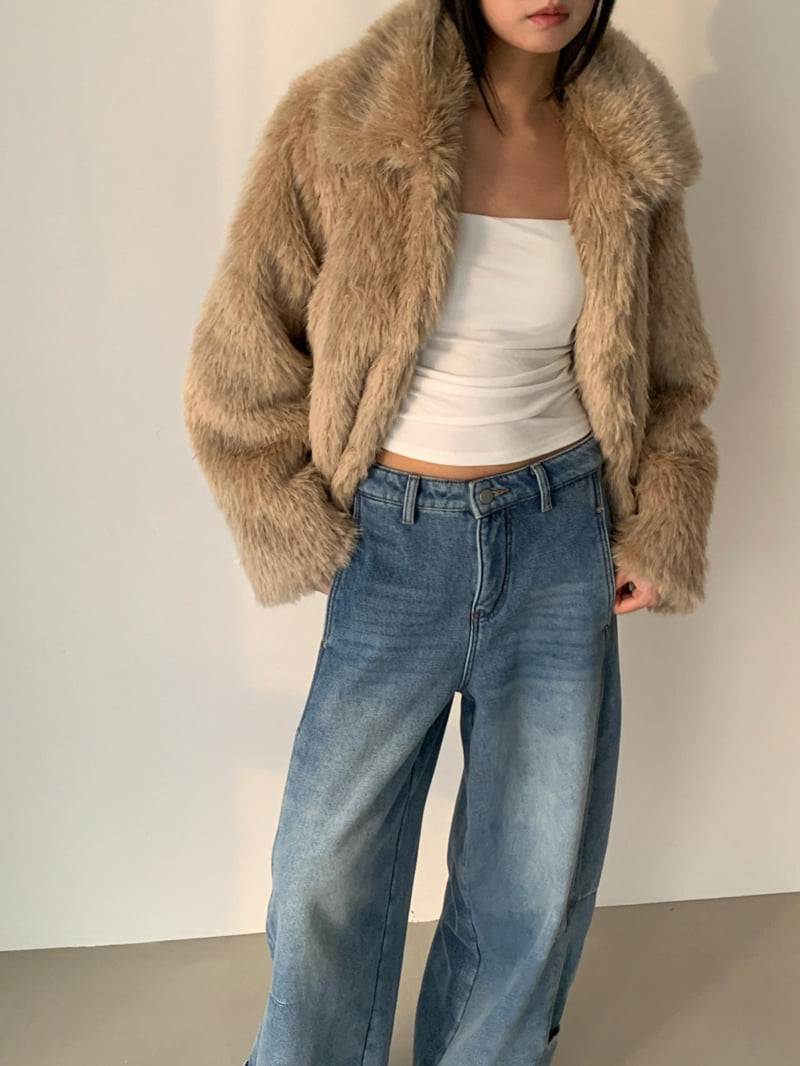 Vive L - Korean Women Fashion - #momslook - Poodle Soft Jacket - 9