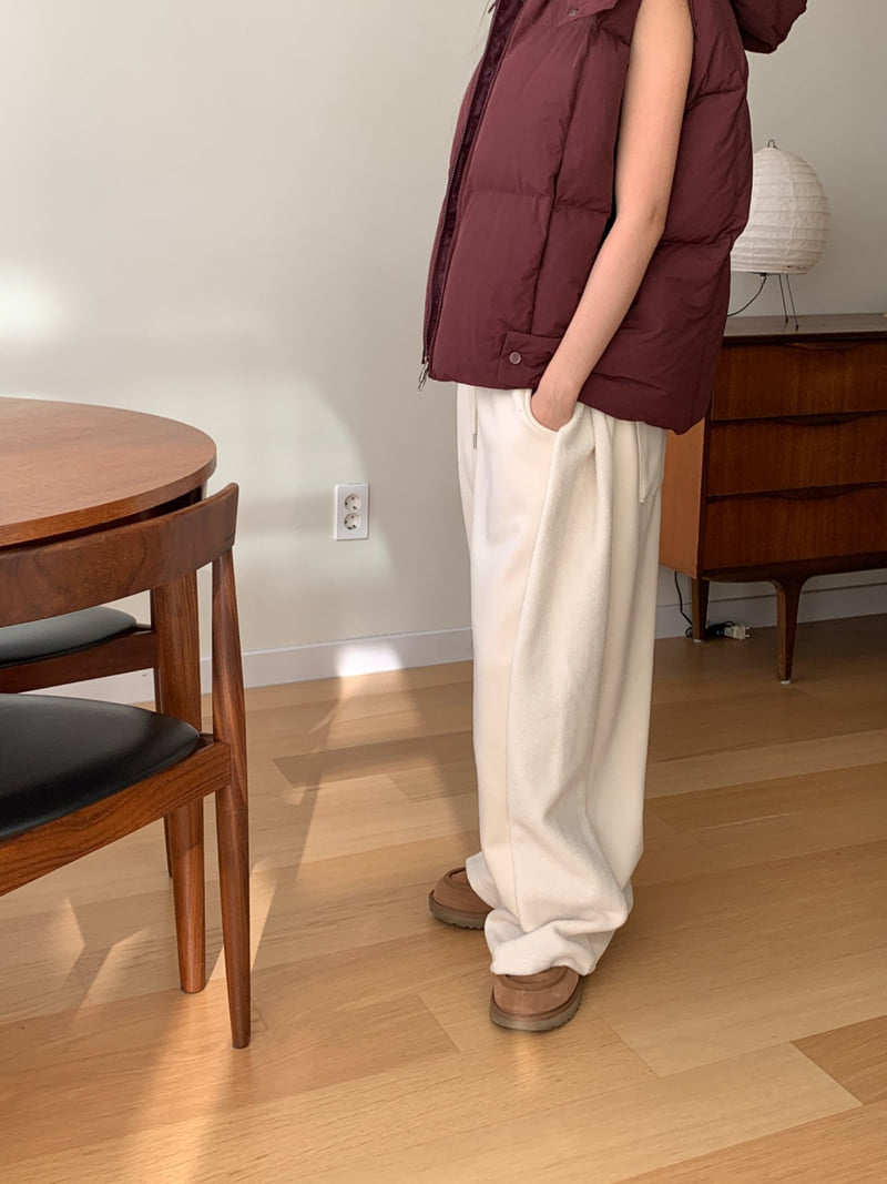 Vive L - Korean Women Fashion - #momslook - Panel Pleated Pants - 10