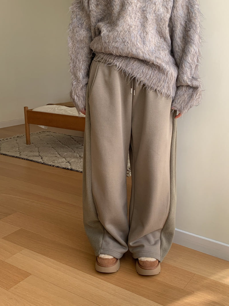 Vive L - Korean Women Fashion - #womensfashion - Panel Pleated Pants - 4