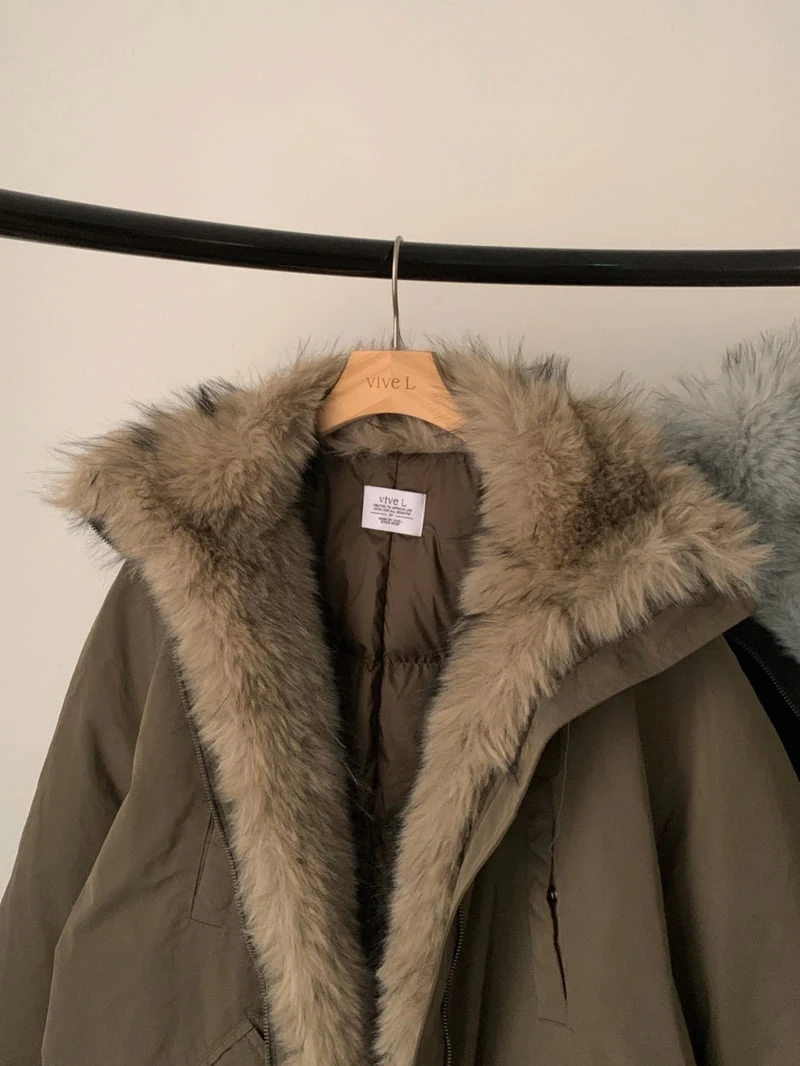 Vive L - Korean Women Fashion - #womensfashion - Duck Down Soft Padding Coat - 4
