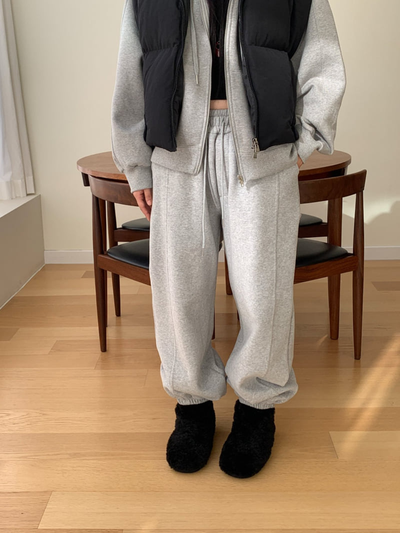 Vive L - Korean Women Fashion - #momslook - Warm Fleece Jogger Pants - 11