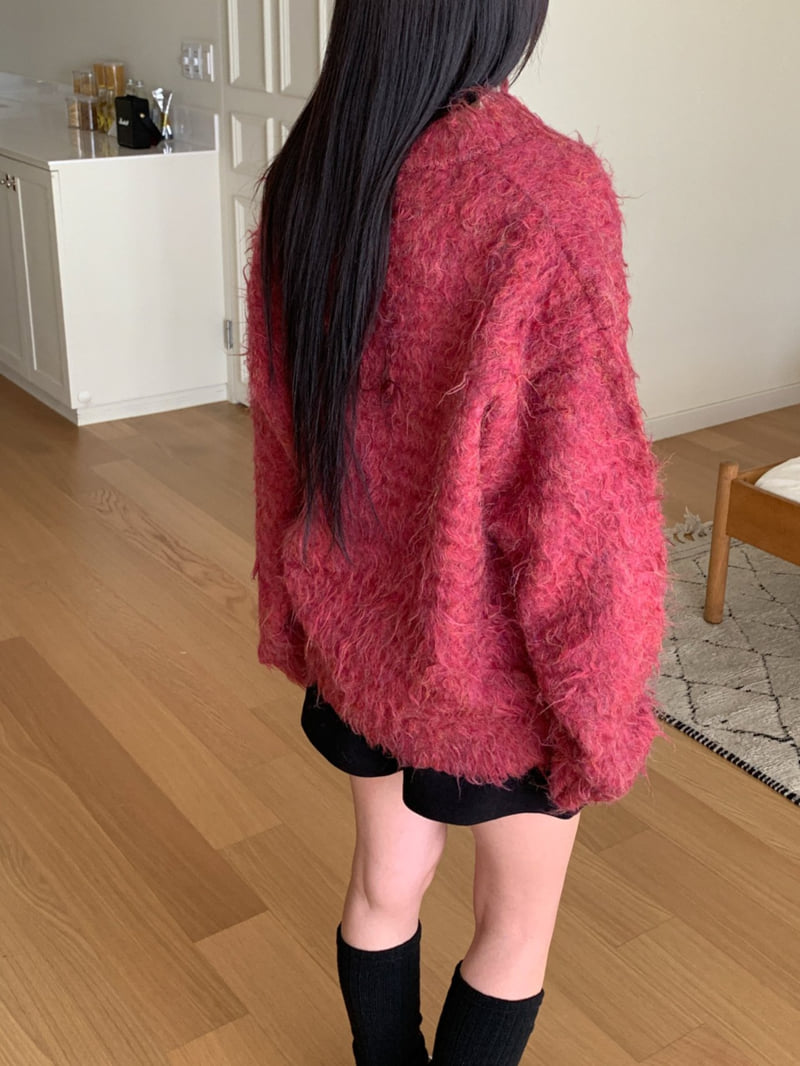 Vive L - Korean Women Fashion - #momslook - Long Hairy Heather Knit - 11
