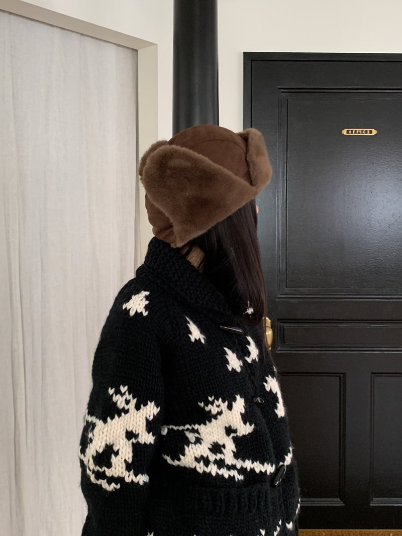 Vive L - Korean Women Fashion - #momslook - Shearling Hat - 9