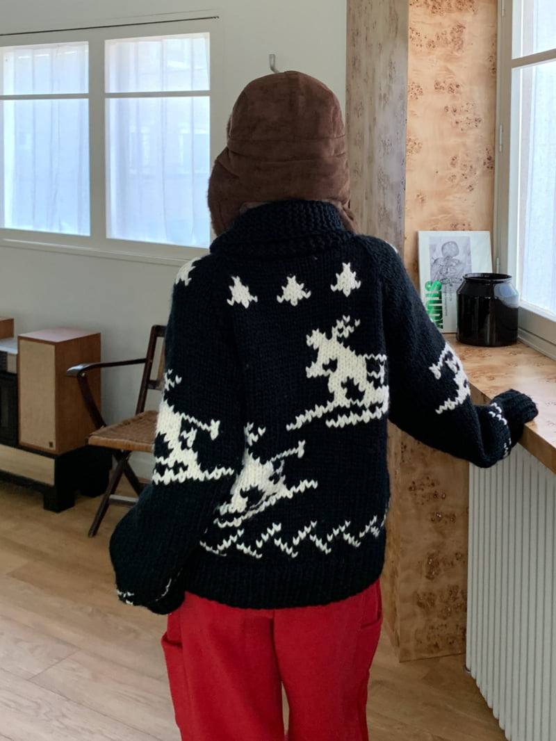 Vive L - Korean Women Fashion - #momslook - Handmade Cowichan Cardigan - 7