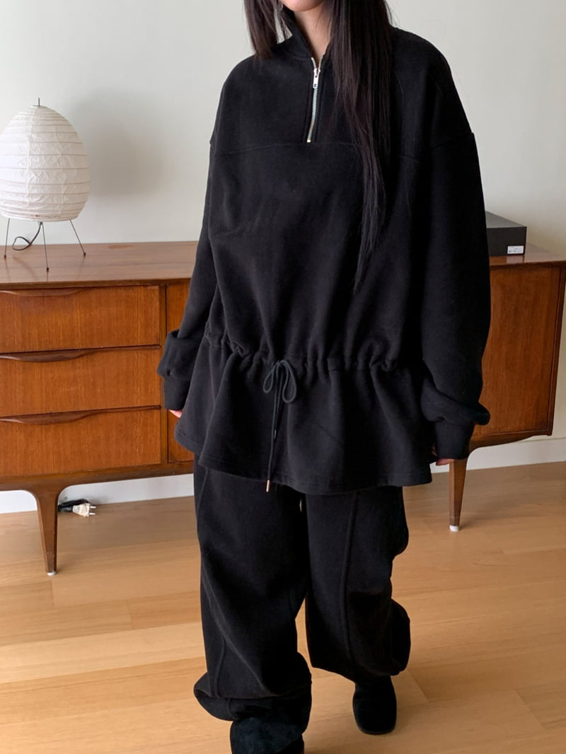 Vive L - Korean Women Fashion - #momslook - Peplum Sweatshirt - 7