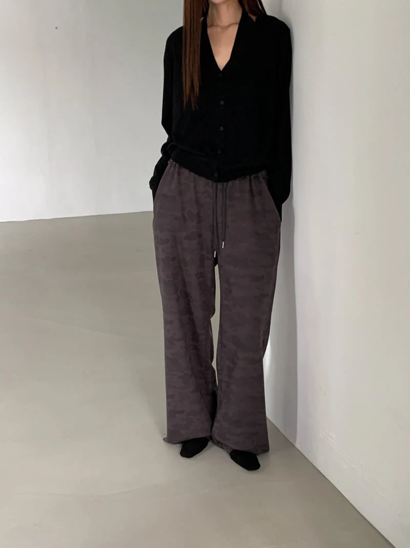 Vive L - Korean Women Fashion - #momslook - Camo Banding Pants - 11