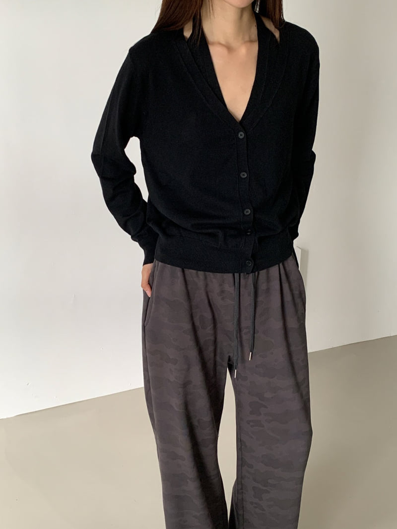 Vive L - Korean Women Fashion - #momslook - Halter Cardigan Set - 10