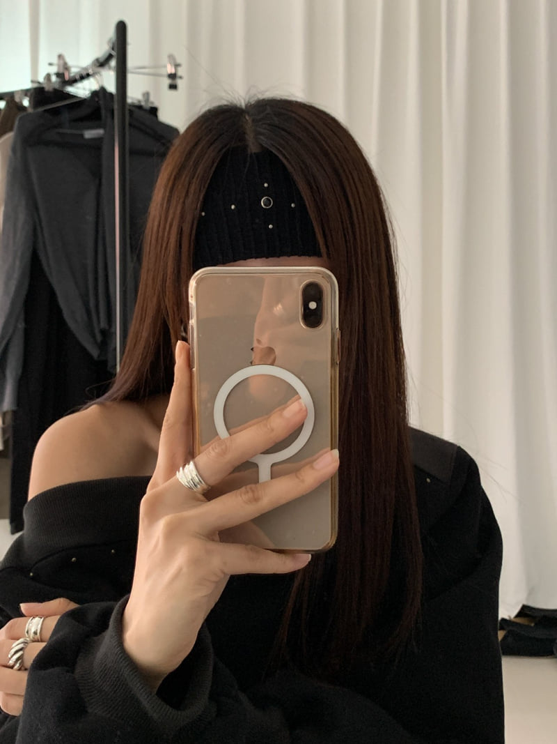 Vive L - Korean Women Fashion - #pursuepretty - Stud Hair Band - 2