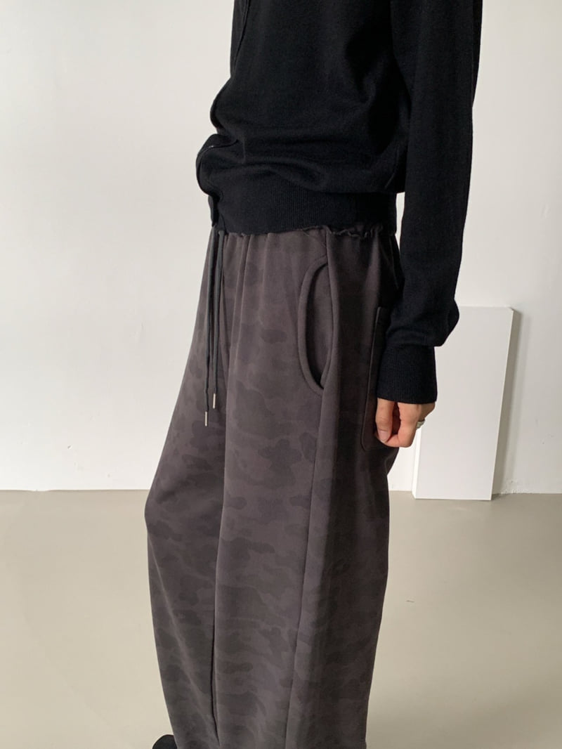 Vive L - Korean Women Fashion - #restrostyle - Camo Banding Pants - 6