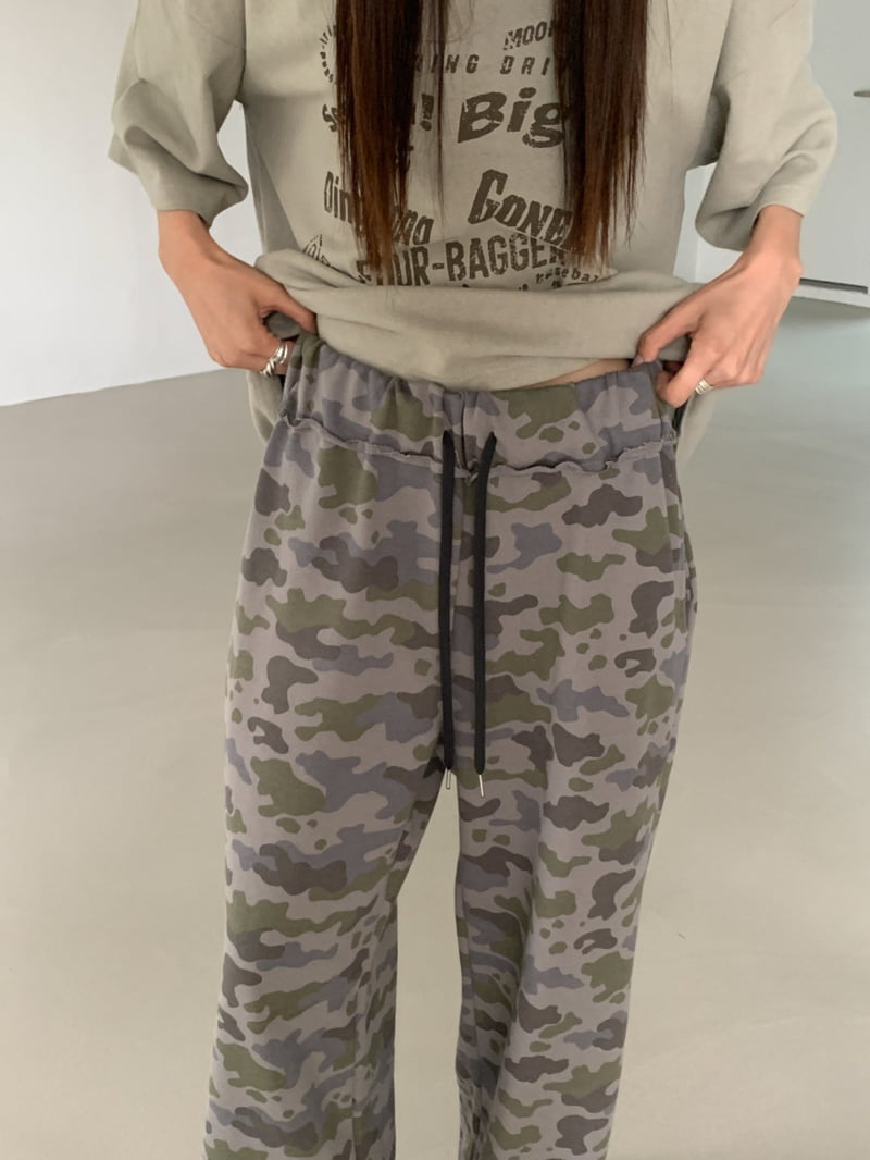 Vive L - Korean Women Fashion - #shopsmall - Camo Banding Pants - 8