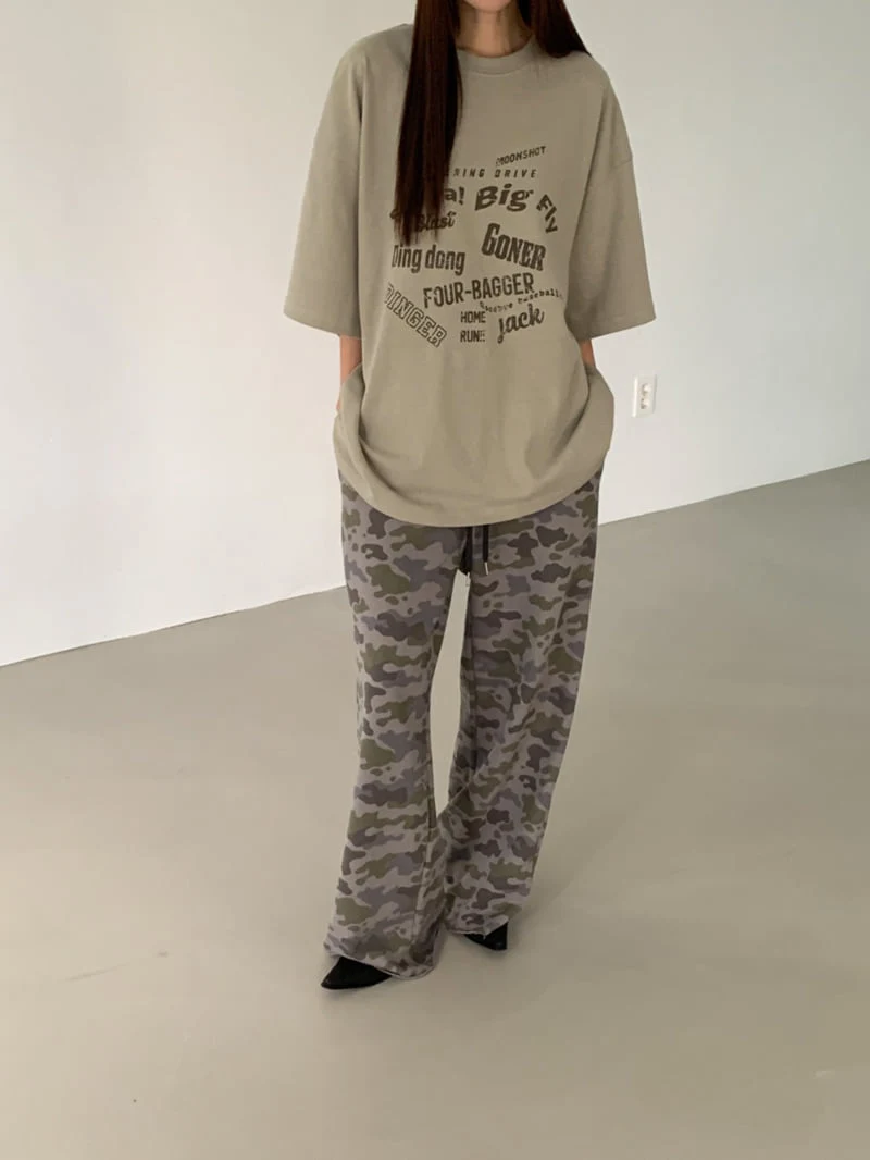Vive L - Korean Women Fashion - #thatsdarling - Camo Banding Pants - 9