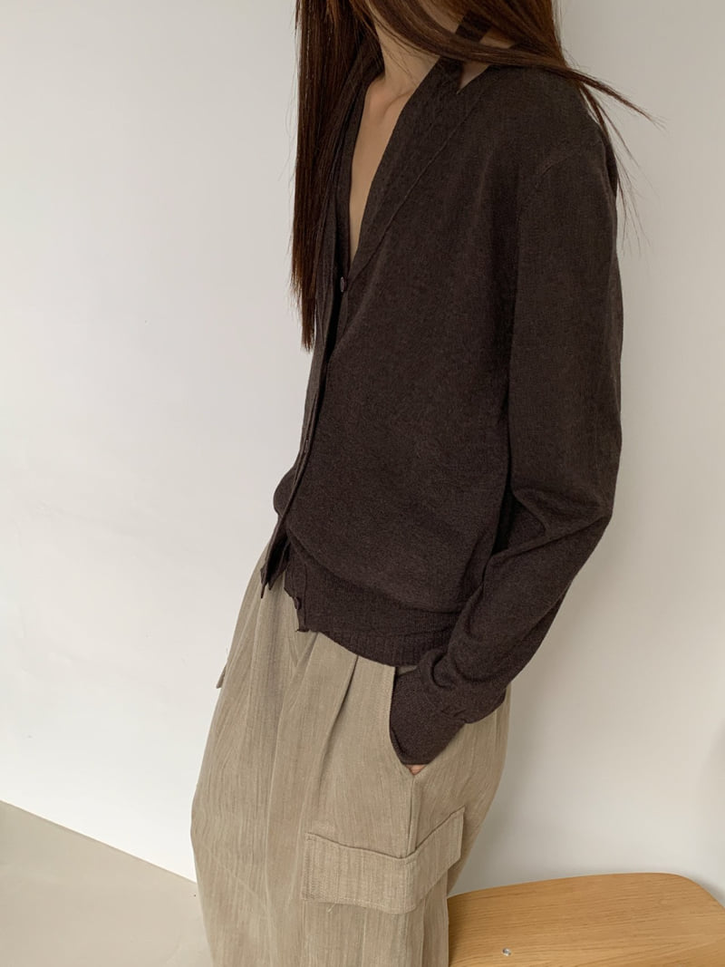 Vive L - Korean Women Fashion - #thelittlethings - Halter Cardigan Set - 9