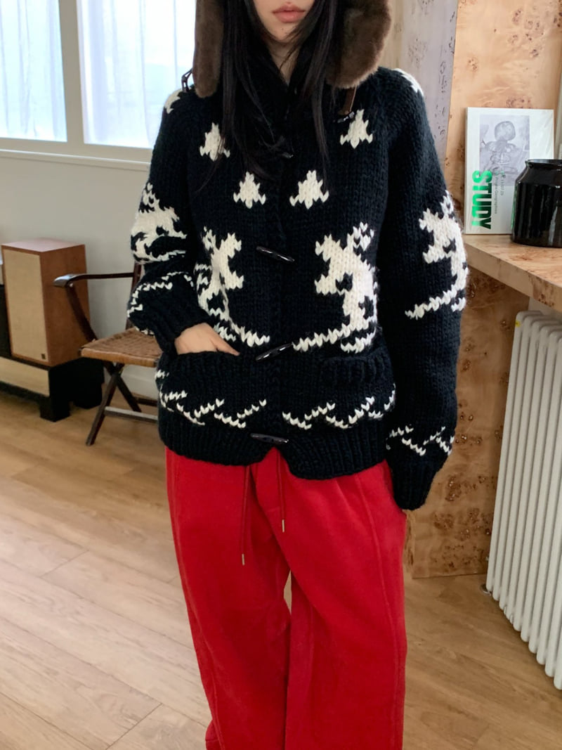 Vive L - Korean Women Fashion - #vintageinspired - Handmade Cowichan Cardigan - 10