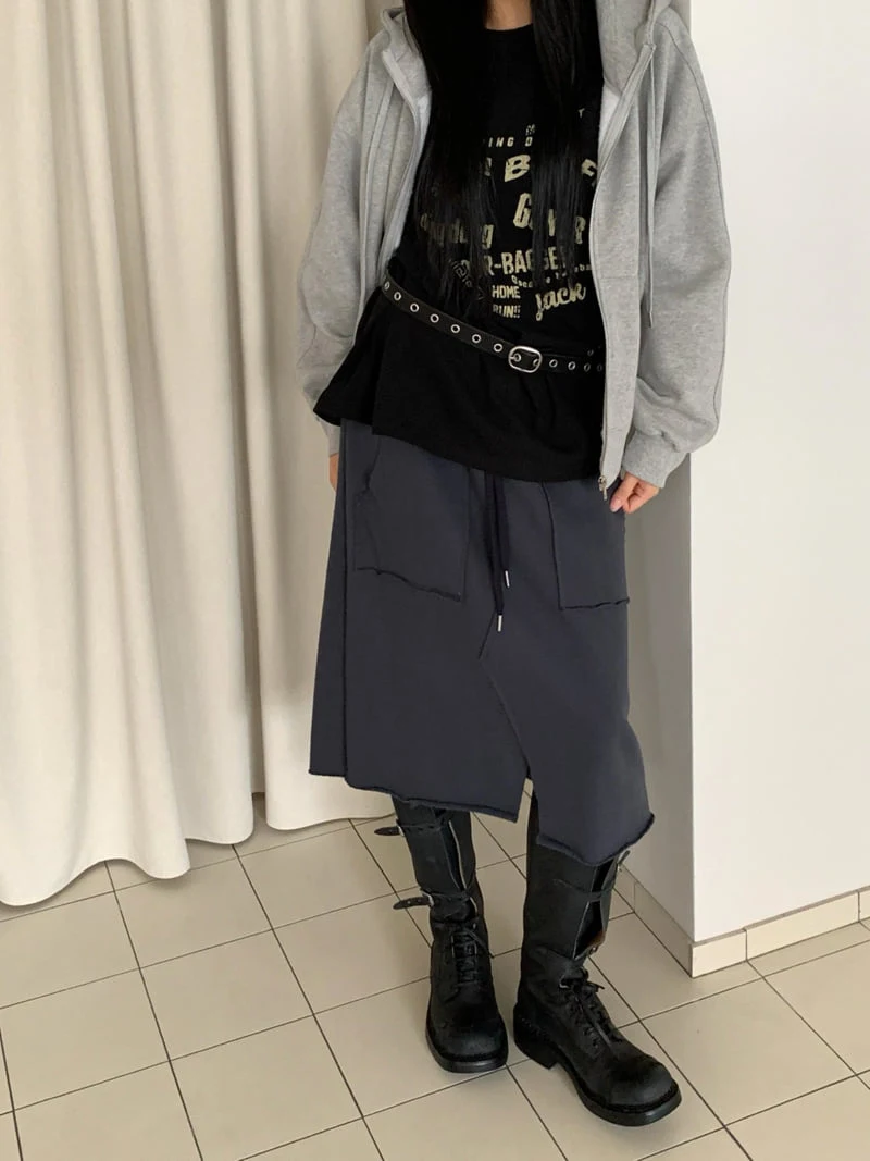 Vive L - Korean Women Fashion - #momslook - Fleece Sweat Skirt - 4