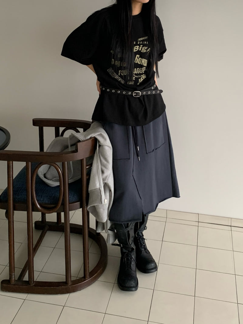 Vive L - Korean Women Fashion - #womensfashion - Fleece Sweat Skirt - 6