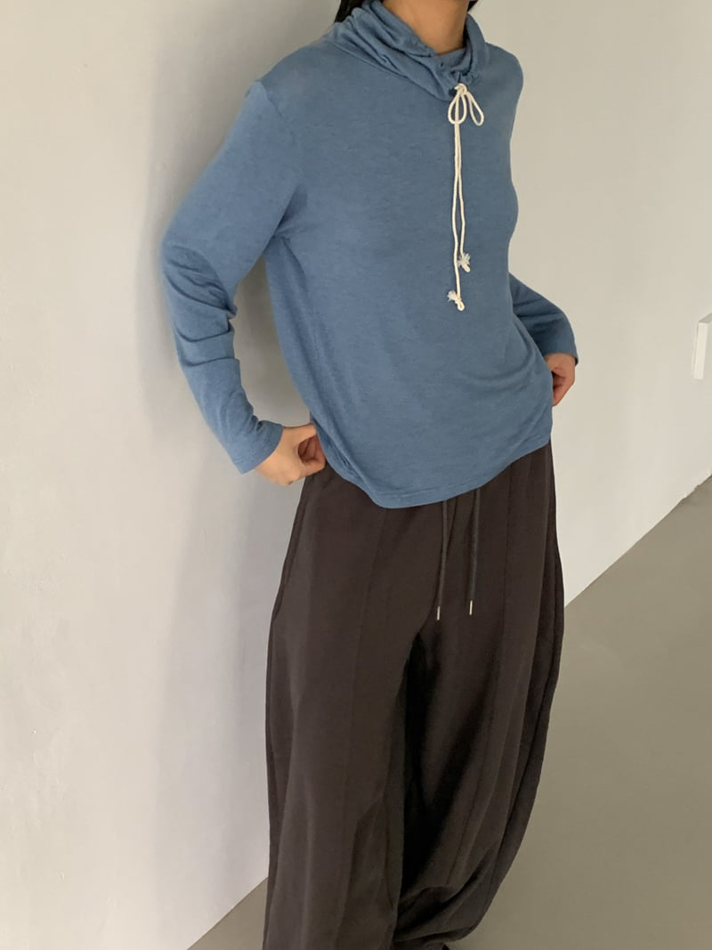 Vive L - Korean Women Fashion - #womensfashion - Wool Tunnel Neck Turtleneck Tee - 9