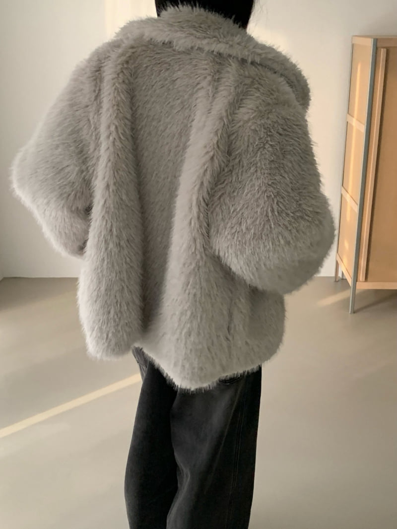 Vive L - Korean Women Fashion - #womensfashion - Poodle Soft Jacket - 12