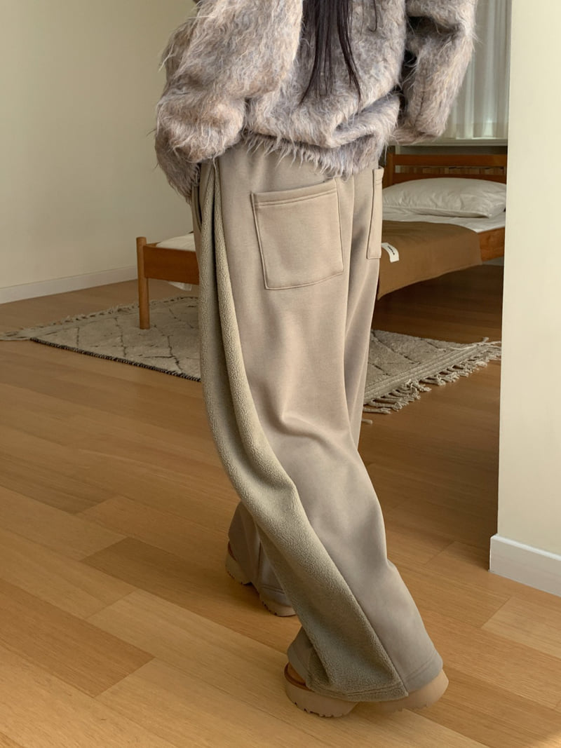 Vive L - Korean Women Fashion - #womensfashion - Panel Pleated Pants - 3