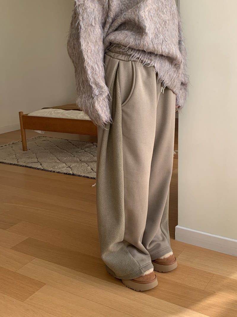 Vive L - Korean Women Fashion - #womensfashion - Panel Pleated Pants - 5