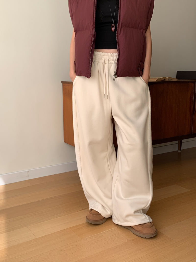 Vive L - Korean Women Fashion - #womensfashion - Panel Pleated Pants - 7