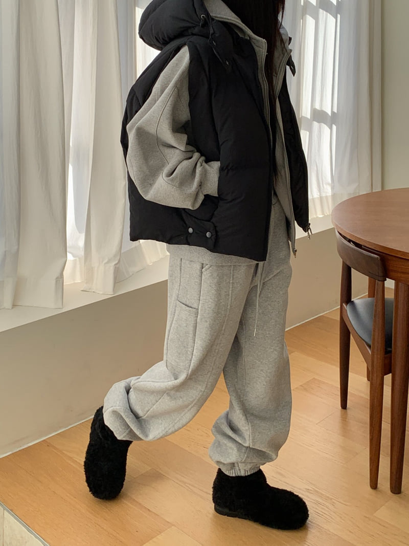 Vive L - Korean Women Fashion - #womensfashion - Warm Fleece Jogger Pants - 10
