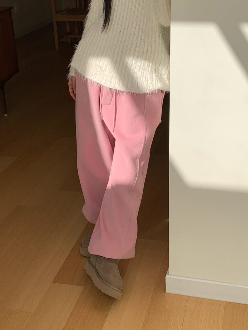 Vive L - Korean Women Fashion - #womensfashion - Warm Fleece Jogger Pants - 8