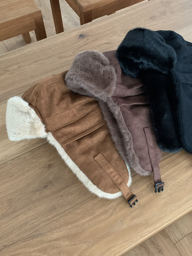 Vive L - Korean Women Fashion - #momslook - Shearling Hat - 4