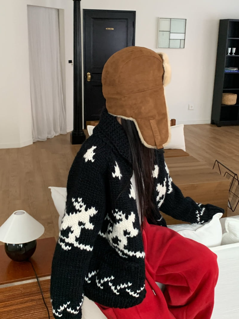 Vive L - Korean Women Fashion - #womensfashion - Shearling Hat - 6