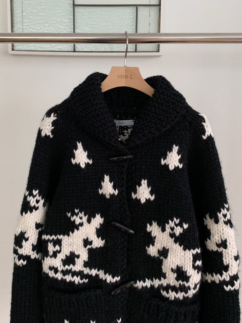 Vive L - Korean Women Fashion - #womensfashion - Handmade Cowichan Cardigan - 3